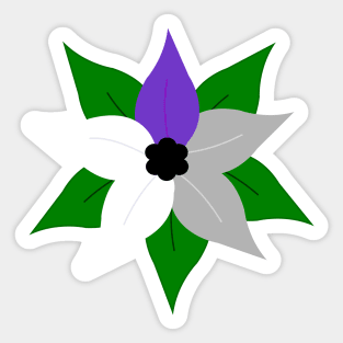 Pride Poinsettia Sticker